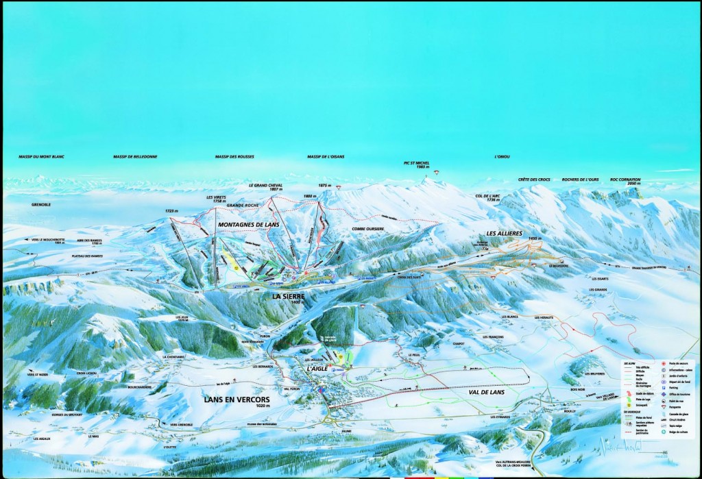 Piste map